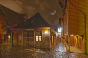 Historisches Viertel in Bergen